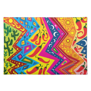 Southwest Desert Pattern Cloth Placemat