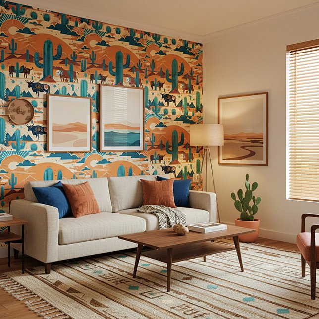 Southwest desert theme pattern wallpaper  (Creator Uploaded)