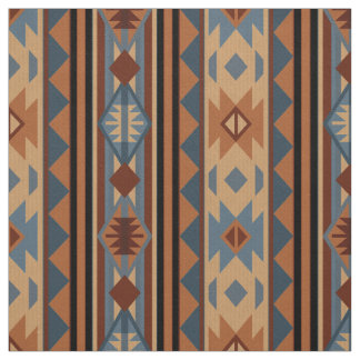 Southwest Design Adobe Gray Brown Tribal Pattern Fabric
