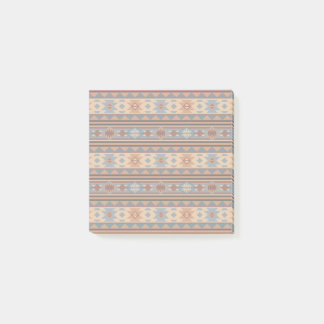 Southwest Design Adobe Gray Brown Tribal Pattern Post-it Notes