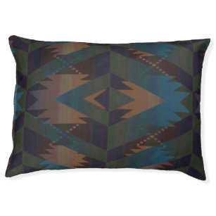 Aztec print dog bed hotsell