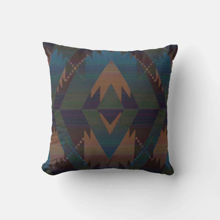 Southwest Design Aztec Throw Pillow Zazzle
