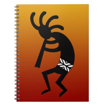Southwest Design Dancing Kokopelli Notebook by macdesigns2 at Zazzle