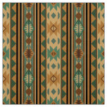 Southwest Design Green Brown Tan Fabric