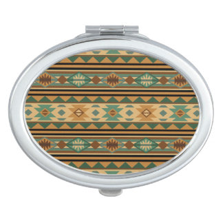 Southwest Design Green Brown Tan Vanity Mirror