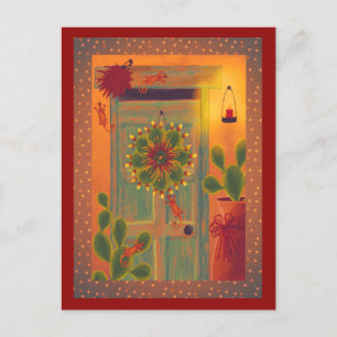Southwest Design Personalized Holiday Postcard