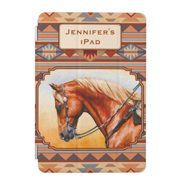 Southwest Design Quarter Horse iPad Mini Cover (Front)