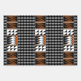 Southwest Feather Blessing Wrapping Paper Sheets