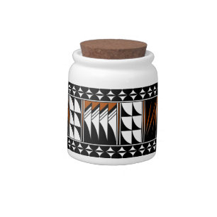 Southwest Feather Blessings Candy Jar