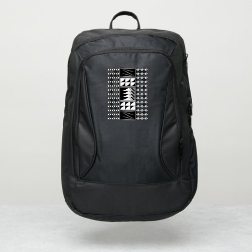 Southwest Feather Blessings in Gray Port Authority Backpack