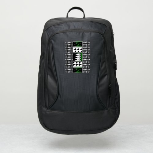 Southwest Feather Blessings in Green Port Authority Backpack