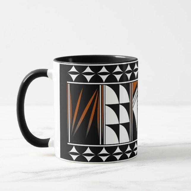 Southwest Feather Blessings Mug (Left)