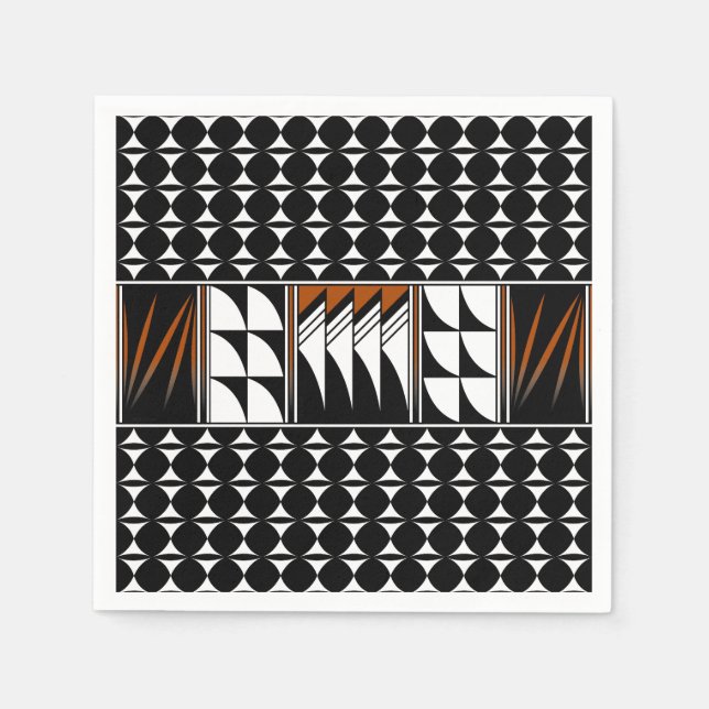 Southwest Feather Blessings Napkins (Front)