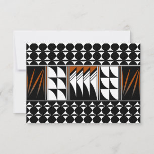 Southwest Feather Blessings Thank You Card