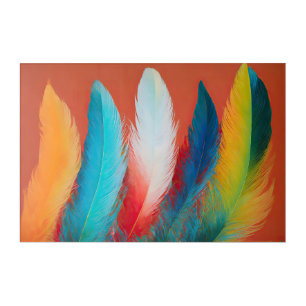 Southwest Feathers Acrylic Print