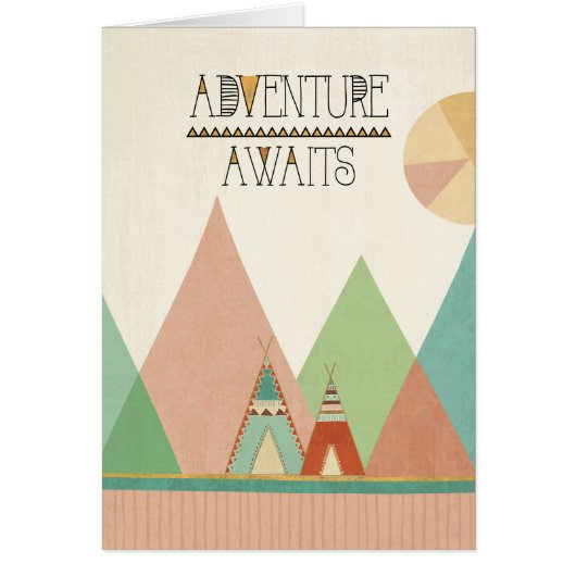 Southwest Geo III | Adventure Awaits Cards (Front)