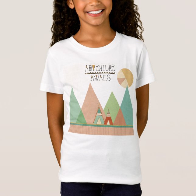 Southwest Geo III | Adventure Awaits T-Shirt (Front)