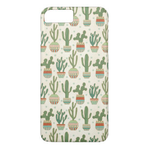 Southwest Geo Step Cactus Pattern iPhone 8 Plus/7 Plus Case