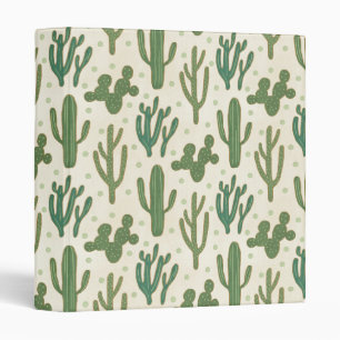 Southwest Geo Step   Desert Cactus Pattern Binder