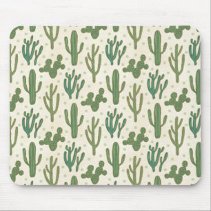 Southwest Geo Step Desert Cactus Pattern Mouse Pad