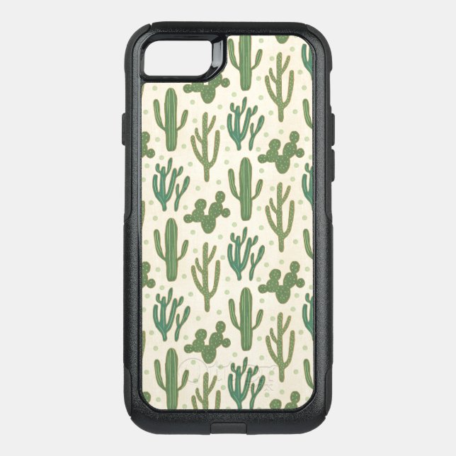 Southwest Geo Step | Desert Cactus Pattern Otterbox iPhone Case (Back)