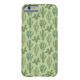 Southwest Geo Step | Green Cactus Pattern Barely There iPhone 6 Case