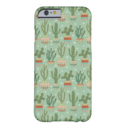 Southwest Geo Step | Potted Cactus Pattern Barely There iPhone 6 Case