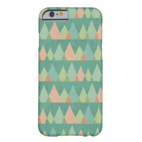 Southwest Geo Step  Teal Triangle Pattern Barely There iPhone 6 Case