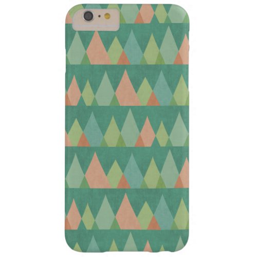 Southwest Geo Step  Teal Triangle Pattern Barely There iPhone 6 Plus Case