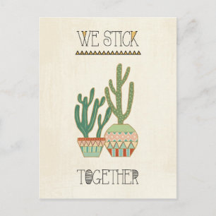 Southwest Geo VIII We Stick Together Postcard