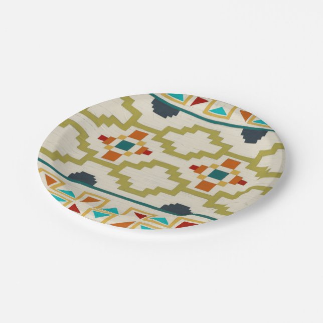 Southwest Geometry I Paper Plates (Angled)