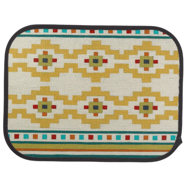 Southwest Geometry III Car Floor Mat (Rear)