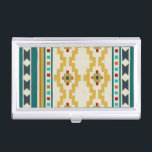Southwest Geometry III Case For Business Cards<br><div class="desc">Patterns</div>
