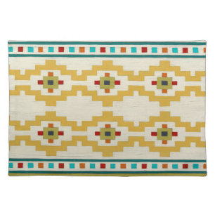 Southwest Geometry III Cloth Placemat
