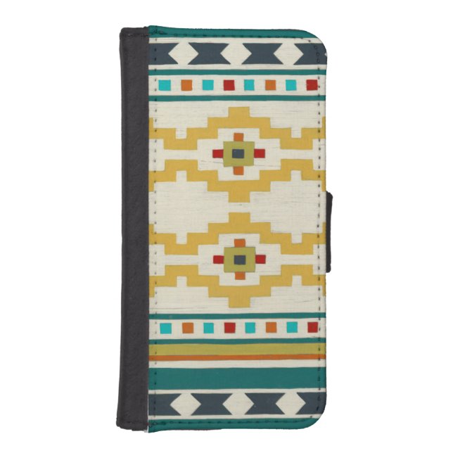 Southwest Geometry III iPhone Wallet Case (Front)