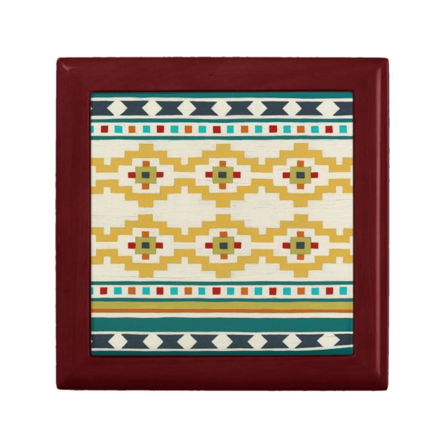 Southwest Geometry III Jewelry Box (Front)
