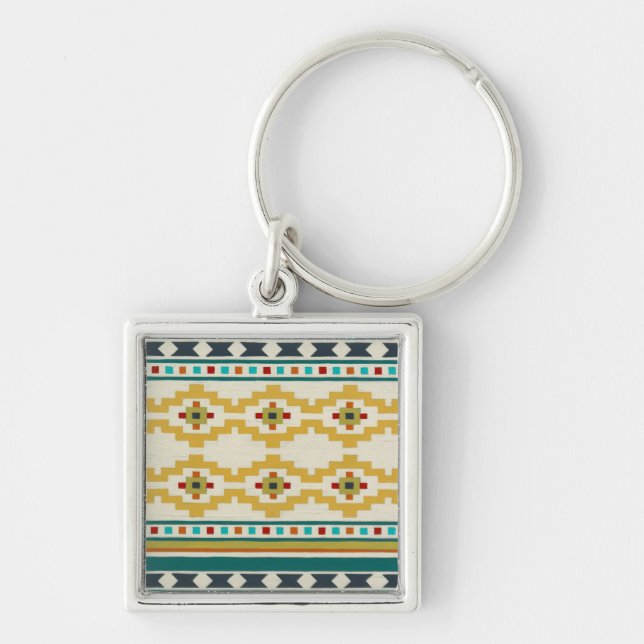 Southwest Geometry III Keychain (Front)
