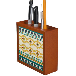 Southwest Geometry III Pencil/Pen Holder