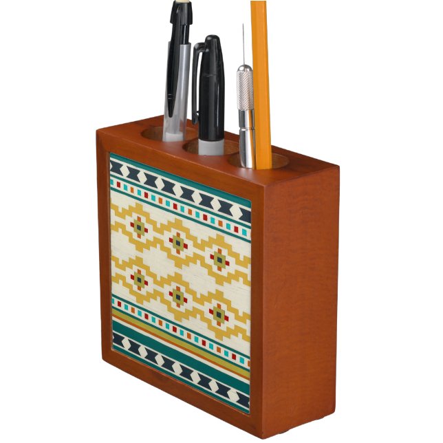 Southwest Geometry III Pencil/Pen Holder (In Situ)