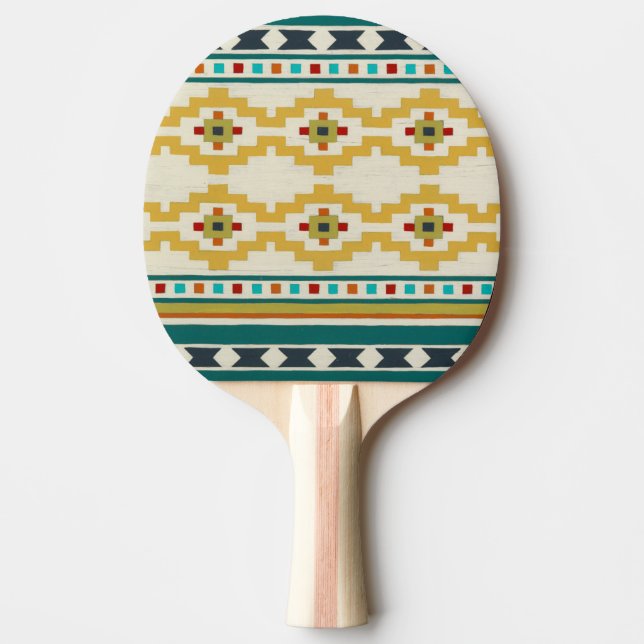 Southwest Geometry III Ping Pong Paddle (Front)