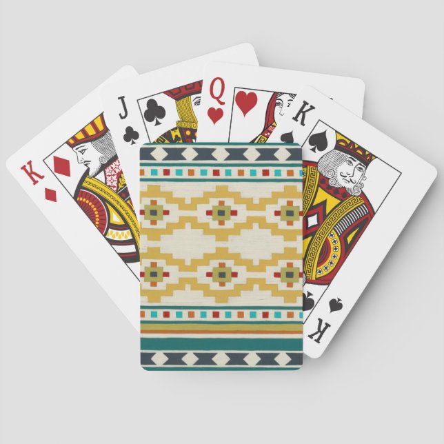 Southwest Geometry III Poker Cards (Back)