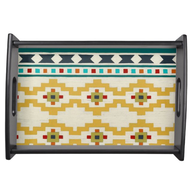 Southwest Geometry III Serving Tray (Front)