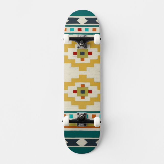 Southwest Geometry III Skateboard (Front)