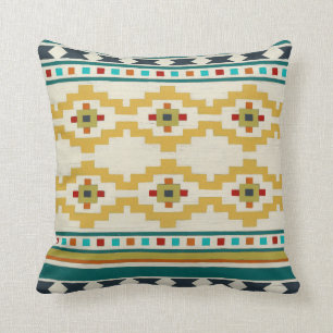 Southwest Geometry III Throw Pillow
