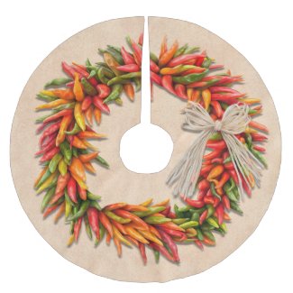 Southwest Giant Chile Ristra Wreath  