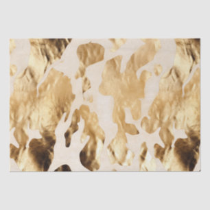 Southwest Gold White Cowhide Tissue Paper