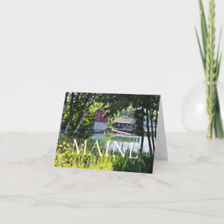 Southwest Harbor Maine Thank You Card