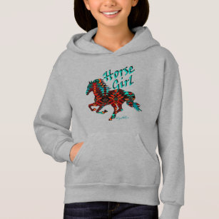 Southwest Horse, Horse Girl Hoodie