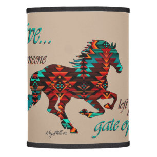 Southwest Horse Lamp Shade