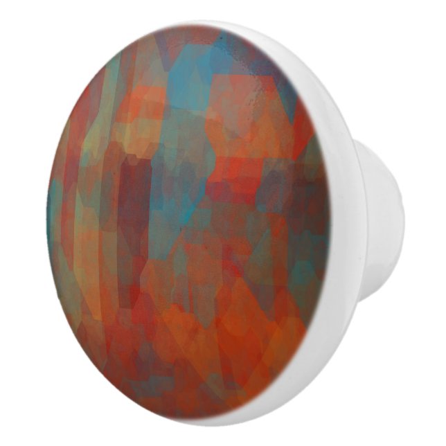 Southwest Illusion Ceramic Knob (Right)
